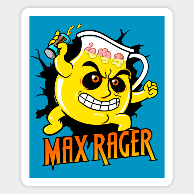 Max Rager Sticker by wloem